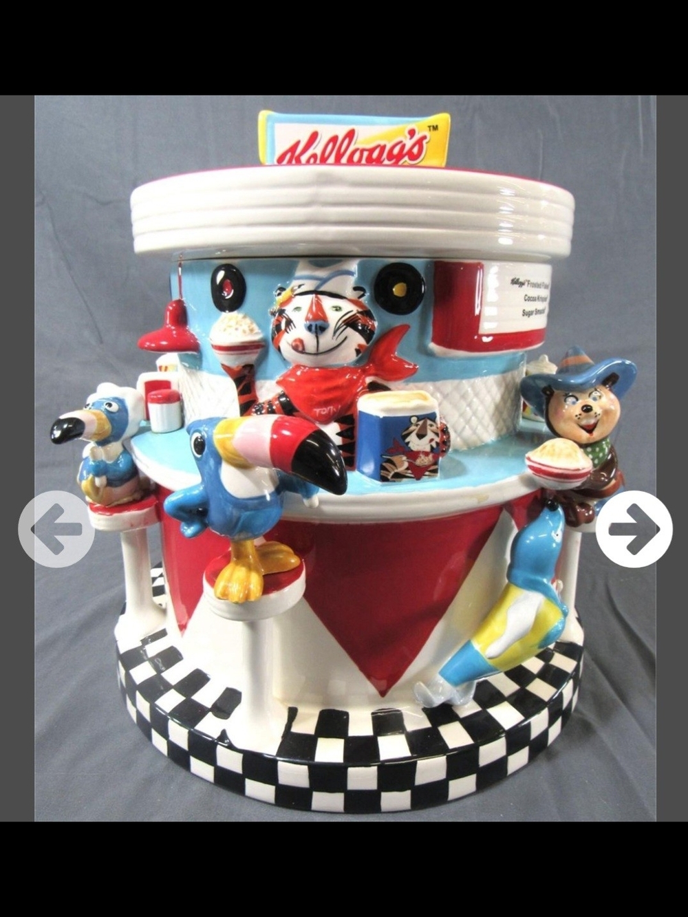 KELLOGGS 100th ANNIVERSARY COLLECTABLE  COOKIE JAR